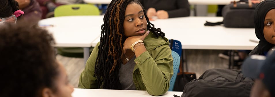 students in moore hall